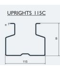 Esnova Losse Stijl 115C25 - 7500 mm