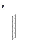 Nieuw Armes Frame L.7.20  - 7750 x 1100 mm - compleet