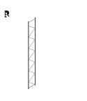 Nieuw Armes Frame L.7.15  - 9500 x 1100 mm - compleet