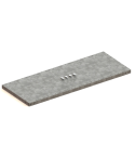 Meta  Clip MS150-III Legbord 750 x 400 - verzinkt
