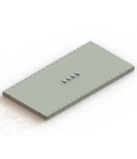 Meta  Clip MS330-III Legbord 1000 x 500 - RAL 7035
